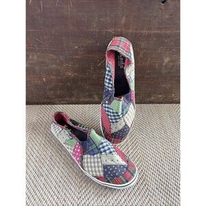 Keds Multicolored Patchwork Slip On Women's Flats Size 7 US